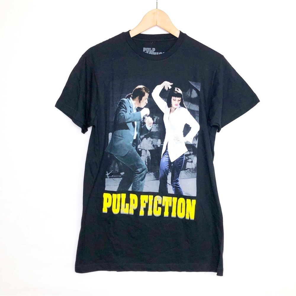 Goody Two Sleeves, Pulp Fiction Forever 21 black graphic T-shirt